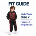 thumbnail image 6 of Quad Seven Boys Jogger Set 2 Piece Pullover Fleece Hoodie and Joggers Sweatpants for Boys, 6 of 7