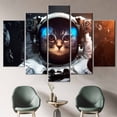 thumbnail image 5 of Boys Room Wall Decor, Printed Canvas, Canvas, Wall Decor, Animal Canvas, Space Canvas Decor, Abstract Cat Canvas Print, Abstract Canvas Print, Canvas Wall Decor - 3P-Rolled Canvas, 5 of 9