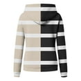 thumbnail image 4 of Gytharion Womens Hooded Sweatshirts with Pocket Fashion Casual Stripe Printed Pullover Hoodie Fall Loose Comfy Long Sleeve Blouses for Women, 4 of 4