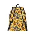 thumbnail image 2 of Yiaed Sunflowers Vintage Print Backpack, Premium Laptop Backpack, Travel Backpack for Women, Lightweight Backpacks, Comfortable Back Pack-Medium, 2 of 7