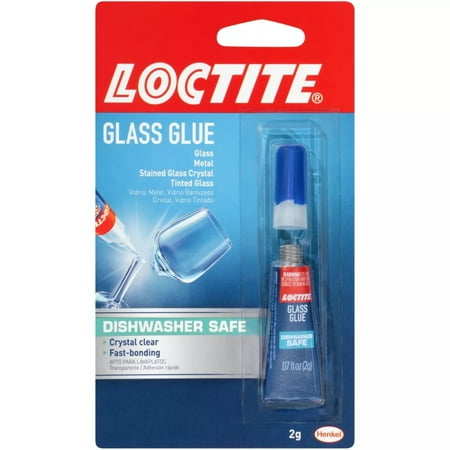 Loctite Glass Glue, Pack of 1, Clear 2 g Tube