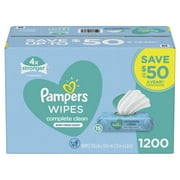 Pampers Fresh Scent Complete Clean Baby Wipes, 1200 pieces