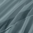 thumbnail image 2 of Modern Threads 4-Piece Crochet Lace Hem Mineral Blue Microfiber Bed Sheet Set, King, 2 of 17
