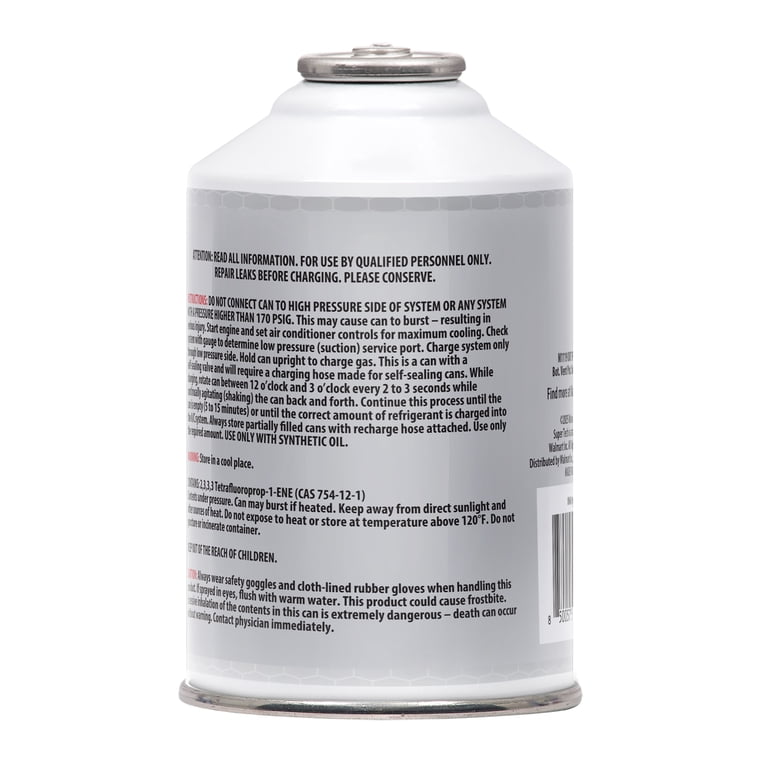 Super Tech 1234YF Refrigerant, 8oz - Walmart.com