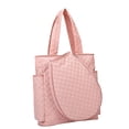thumbnail image 2 of koolsoo Tennis Bag Racket Tote Seperate Compartment Portable Rackets Bag for Gym Man Pink, 2 of 9
