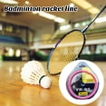thumbnail image 3 of CSChome Accessoires de Raquette de Badminton Remplacement de Raquette de Badminton Haute Élasticité Longue Durée Raquette de Badminton Colorée Résistante à l'Usure, 3 of 6