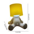 thumbnail image 2 of Sitting Bedside Night Light USB Rechargeable LED Little Shy Man Creative Lamp, 2 of 6