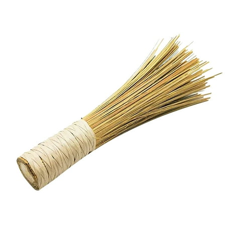 

Bamboo Wok Cleaning Whisk Brush Household Kitchen Clean Tools with Comfortable Handle for Kitchen