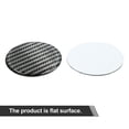 thumbnail image 3 of 4pcs 60mm Car Wheel Center Hub Cap Sticker Emblem Badge Decal Carbon Fiber Pattern, 3 of 6