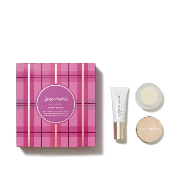jane iredale Smooth and Renew Sugar Lip Scrub and Hydrating Lip Mask Duo