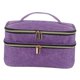 thumbnail image 1 of Organizador de suministros de costura, doble capa, bolsa de transporte para kits de costura, portátil, estuche impermeable capacidad para, 1 of 6