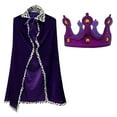 thumbnail image 4 of Disfraz Infantil Fernando de Rey Túnica y Corona Violeta para Niños, 4 of 8
