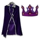 thumbnail image 4 of Disfraz de rey Salvador para Niños Túnica medieval cuerpo entero Accesorios Halloween Violeta, 4 of 10