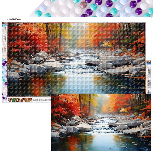 5D DIY Que Fluye Shilin Del 70x40cm