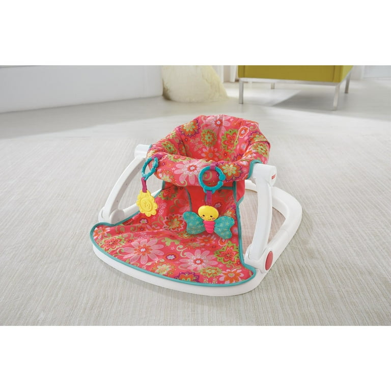 Fisher Price Sit Me Up Floor Seat Girl Walmart