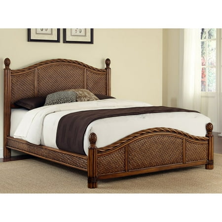 Home Styles Marco Island Queen Bed, Cinnamon