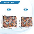 thumbnail image 4 of FORMRS 15"-15.6" Laptop Sleeve Protective Case Soft Carrying Quilted Computer Bag Cover, Colorful Flowers, 4 of 7