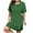 Green, variant on Summer Akafmk Women Maternity Dress,Plus Size Womens Casual Dresses,Women's Summer Oversized Loose Round Neck Short Sleeved Tie Printed Dress Loose Fitting Flowy Sundress Beach Dress