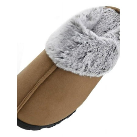 

Catlerio Women s Fluffy Plush Slippers Memory Foam Cushion Indoor Warm Shoes