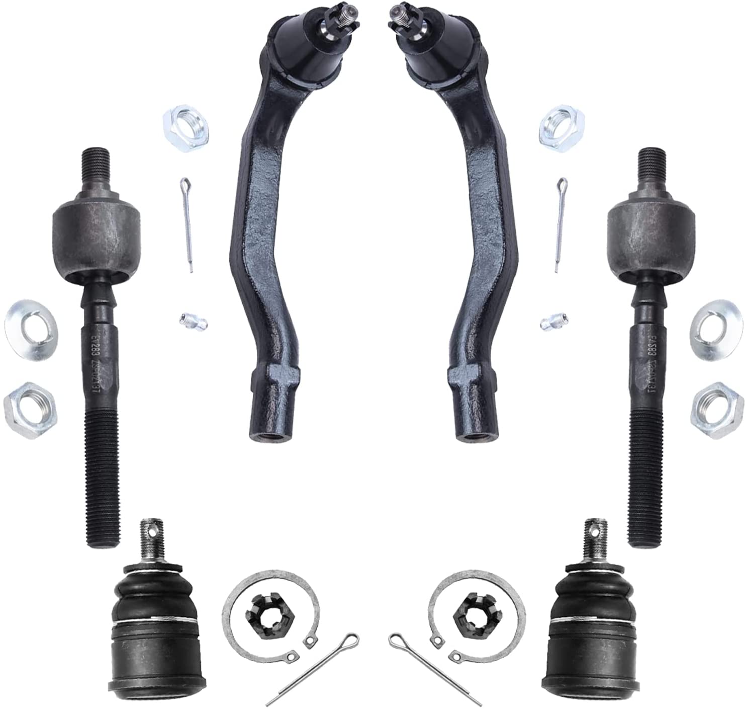 Pair Of Bodeman Front CV Axle Shafts For 1998-2004 Nissan Frontier & Xterra 4WD (NI-8-8554-Pair)
