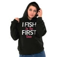 thumbnail image 4 of Fishing Girls Cute Flirty First Date Hoodie Sweatshirt Women Brisco Brands S, 4 of 5