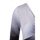 thumbnail image 3 of Talla grande Ombre Nudo manga larga V cuello superior Rosegal Mangas largas de talla grande, 3 of 5