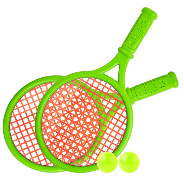 Kids Tennis Racquet Set Training Badminton Racket Set Sports Game Toy for Indoor