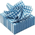 thumbnail image 2 of UYGDUY-100 Pcs Blue Gingham Cocktail Napkins \u2014 Disposable Paper Napkins for Nautical Party, Beach Wedding & Everyday Dining, Bulk Beverage Dinner Napkins, 2 of 2