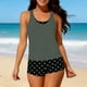 thumbnail image 5 of Trajes de baño para mujer, moda de primavera para mujer, conjunto de bikini de color liso, trajes de baño para mujer, trajes de baño para mujer, traje de baño para mujer, trajes de baño de moda de pla, 5 of 9