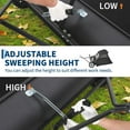 thumbnail image 6 of 42" Tow-Behind Lawn Sweeper - 21 cu. ft Heavy-Duty Leaf & Grass Collector with Adjustable Height for Yard, Lawn & Farm Use,Black, 6 of 7