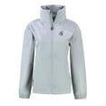 thumbnail image 2 of Women's Cutter & Buck Gray New Orleans Saints Historic Charter Eco Recycled Full-Zip Jacket, 2 of 3