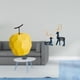 thumbnail image 2 of Escultura de fruta de y estatua de reno, adorno de mesa coleccionable, decoración geométrica de frutas con figuras de ciervos para festivale, 2 of 8