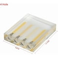 thumbnail image 2 of YISITIAN Automobile Oil Quality Comparator Acrylic Comparer Transmission Oil Automobile Oil Viscosity Tester Demo Stand Test Tool (4 Hole) CJ919-56880, 2 of 4