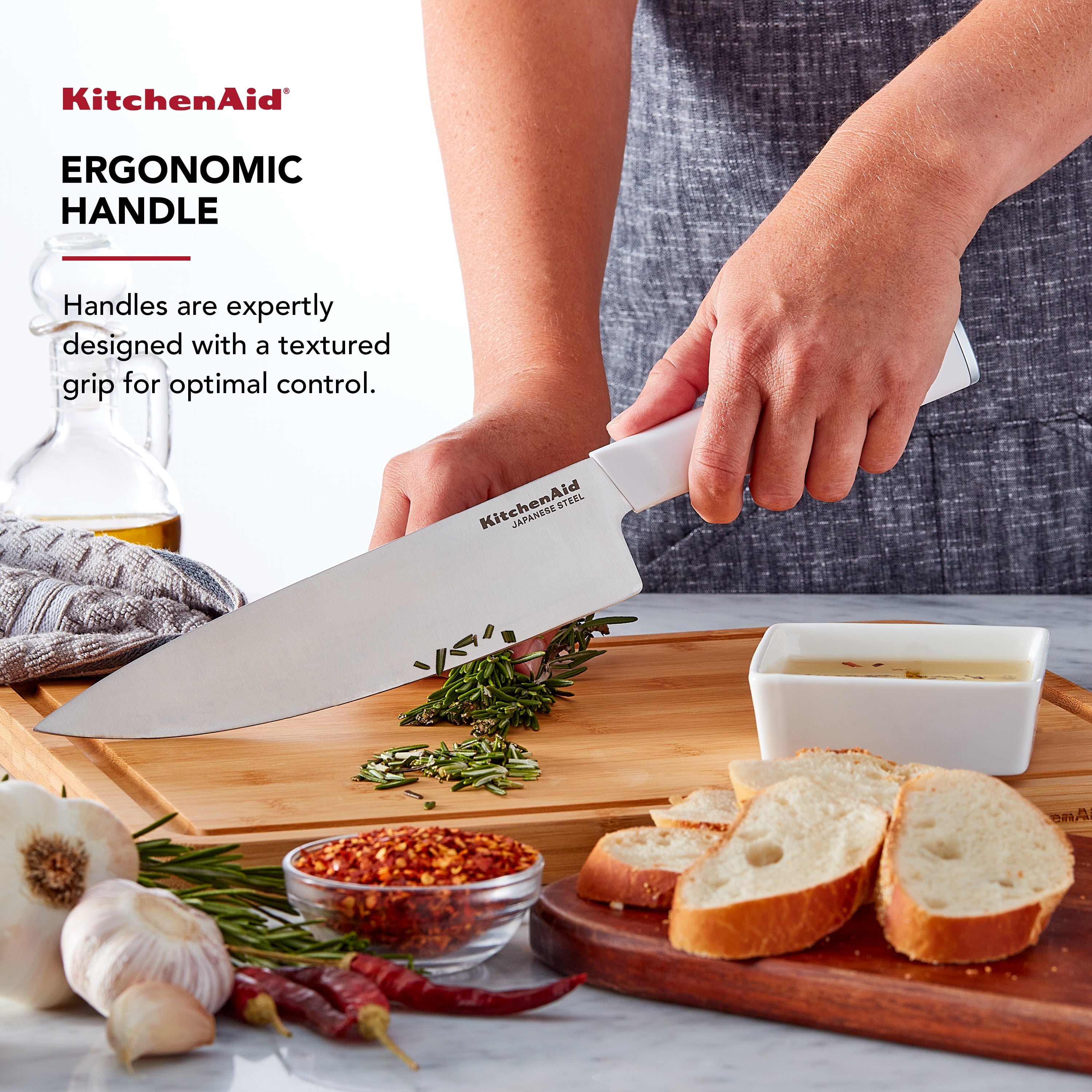 Kitchen-Aid 12-Piece Knife Set With Butcher Block for $29.97