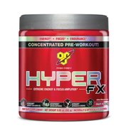 BSN Hyper FX Pre Workout Powder, Fruit Punch, 30 Servings