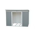 thumbnail image 6 of DuraMax Outdoor Storage Shed with Pent Roof Skylight, 8' x 6' x 6', Light Gray, 6 of 10