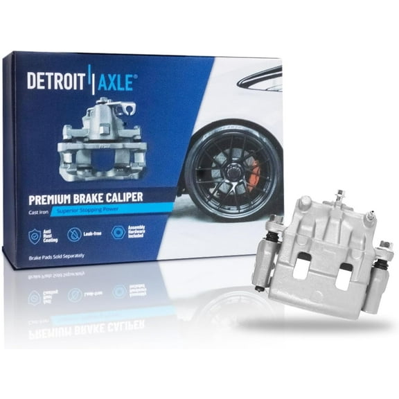 Detroit Axle - Front Driver Side Disc Brake Caliper w/Bracket Replacement for Lincoln MKX Ford Edge Mazda CX-9