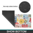 thumbnail image 6 of Pioneer Flower Floral Print Pattern Kitchen Rugs Sets Of 2, Anti Fatigue Non Slip Washable Floor Mats for Kitchen Sink Laundry, 17X30 Inch + 17X47 Inch, 6 of 6
