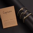 thumbnail image 3 of SIfdSeng 3 Piece Set of Twelve Bracelets 3 Piece Set of Ancient Characters British Bracelets Quality Alloy Material Bracelets Bracelet Stack for Women Large Tennis Bracelet, 3 of 4