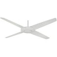 thumbnail image 2 of F738D-WHF-Minka Aire Fans-Pan Cake - 4 Blade Ceiling Fan-10.5 Inches Tall and 52 Inches Wide-Flat White Finish, 2 of 2