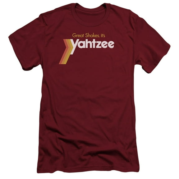 Yahtzee Great Shakes S/S Adult 30/1 T-Shirt Cardinal