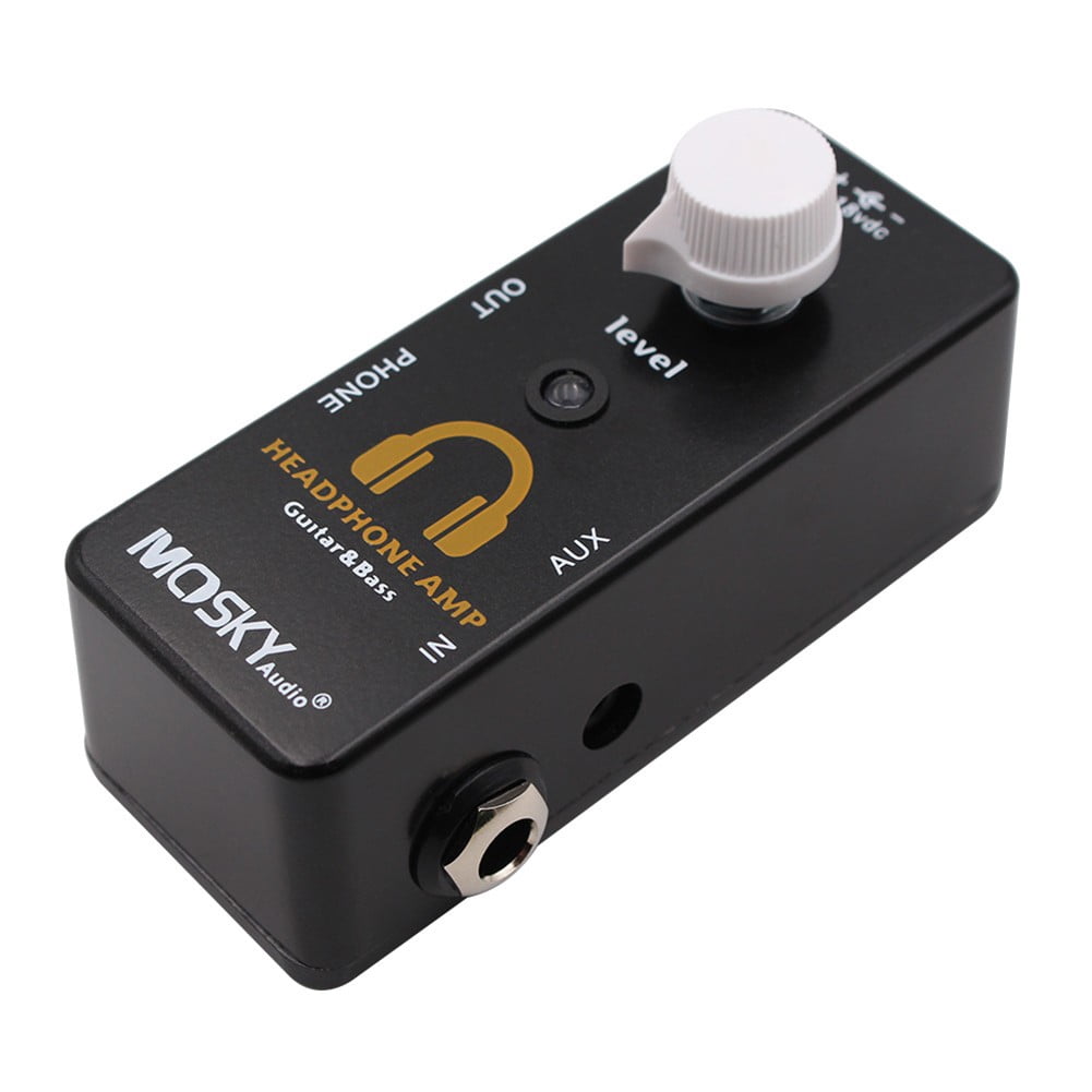Compact Design Headphone Guitar Effect Pedal for Musicians on the Move