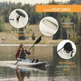 thumbnail image 6 of Lifetime Hydros Angler 8 ft Sit-on-Top Fishing Kayak, Sandstone (90610), 6 of 22