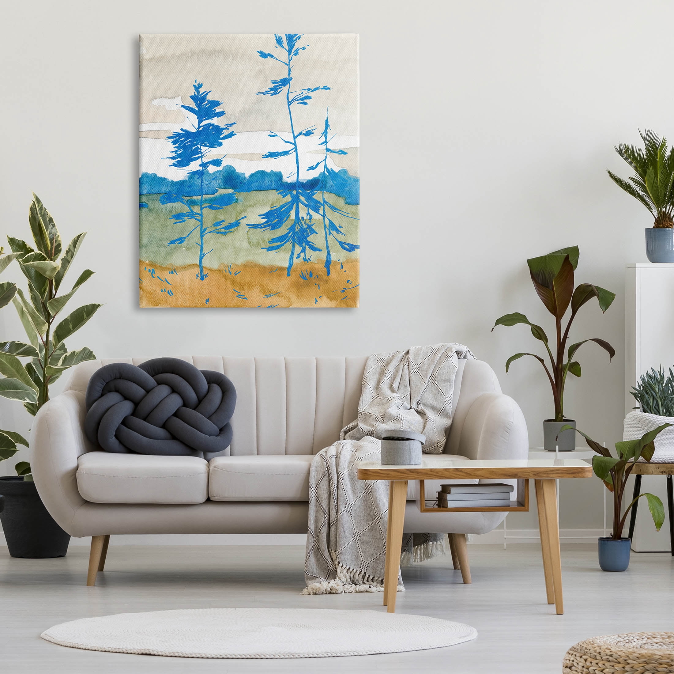 Stupell Industries Contemporary Nature Landscape Painting Gallery Wrapped Canvas Print Wall Art, Design by Jacob Green