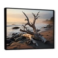thumbnail image 2 of Designart "Tree Beachside euphony IV" Nautical & Beach Floater Framed Canvas Wall Art, 2 of 7