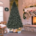 thumbnail image 4 of Patiojoy 9' LED Lights Pre-lit Artificial Christmas Tree PVC Hinged Branches W/ 700 Warm White Lights, 4 of 10