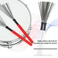 thumbnail image 4 of Paquete de 2 cepillos de tambor Wosthever multicolor para principiantes Cajon Stick suministros para instrumentos musicales Verde, 4 of 6