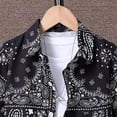 thumbnail image 6 of larppty Boys Summer Clothes 2 Piece Outfits Hawaiian Vacation Beach Short Sleeve Button Down Shirt & Shorts Sets (11-12 Years,Black), 6 of 7