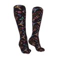 thumbnail image 3 of Pofeuu Humming Bird And Tropical Flowers Print Stockings, Adult Running Hiking Socks for Youth and Adult-One Size, 3 of 8