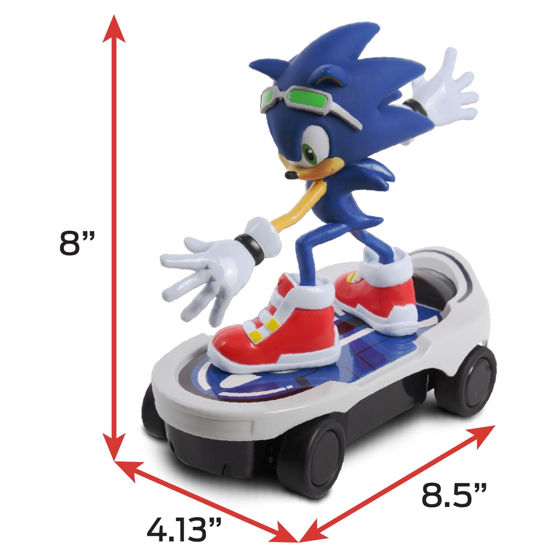 NKOK Sonic Speed Hedgehog RC Skateboard for Kids - Feature